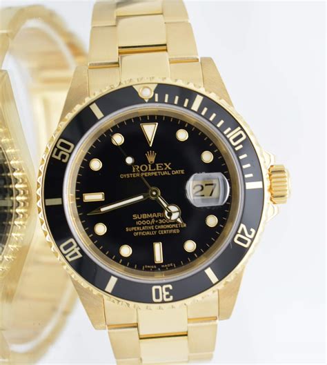 ebay gold rolex submariner|solid gold Rolex Submariner.